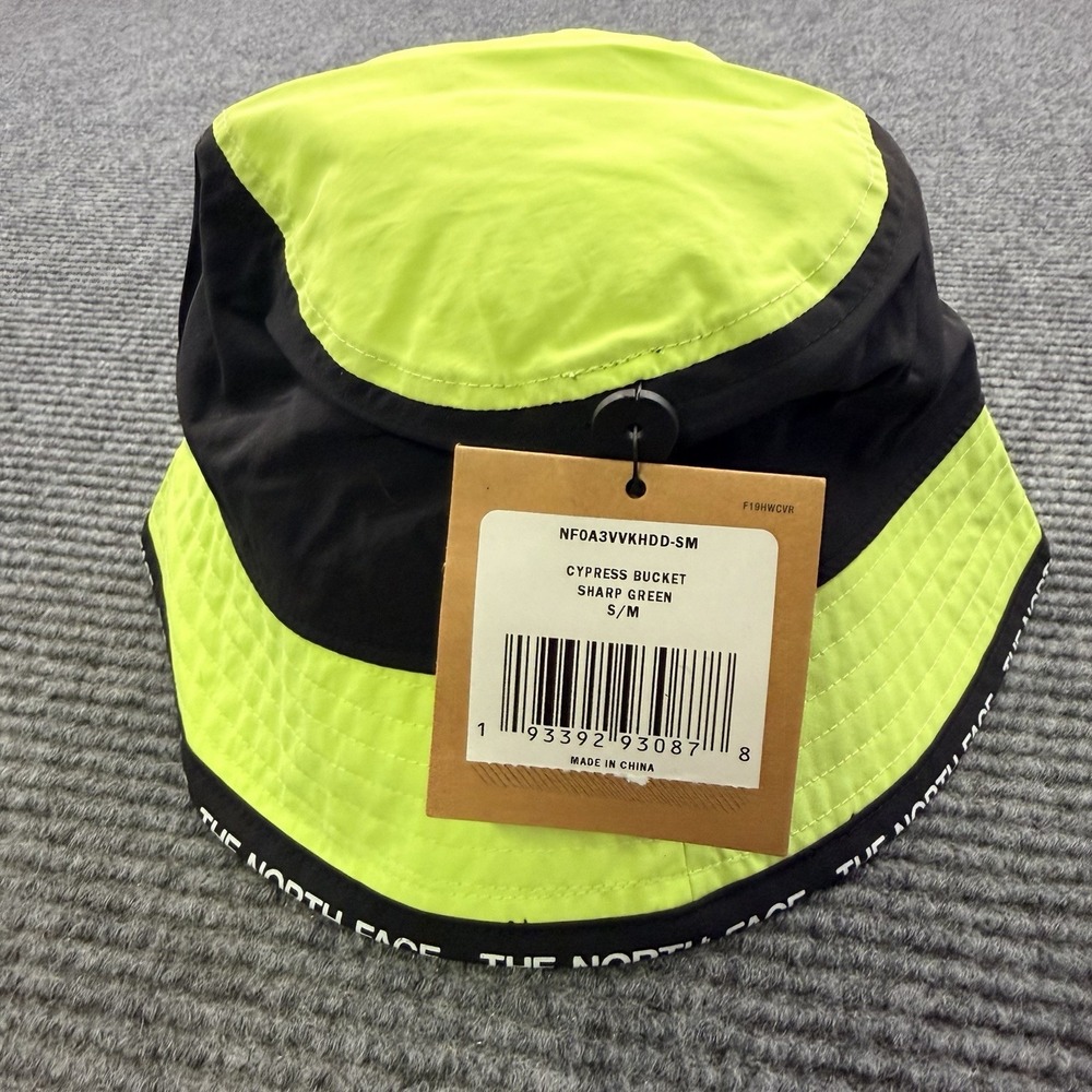 The North Face Cypress Nylon Bucket Hat Unisex Size S/M Sharp Green FlashDry NWT - Picture 4 of 5